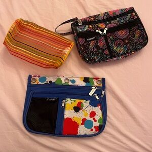 Staple Colorful Trio Pencil Case Set